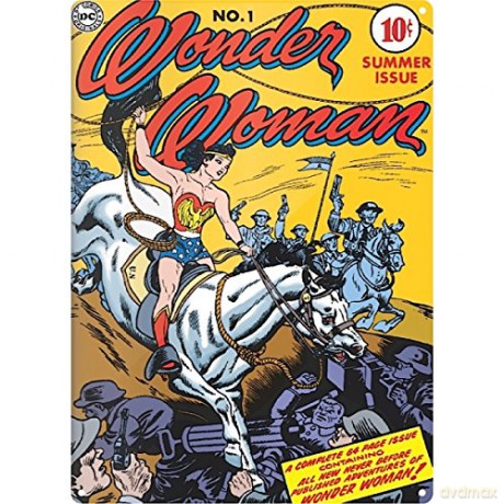 Wonder Woman Lasso A3 Metalowy Znak
