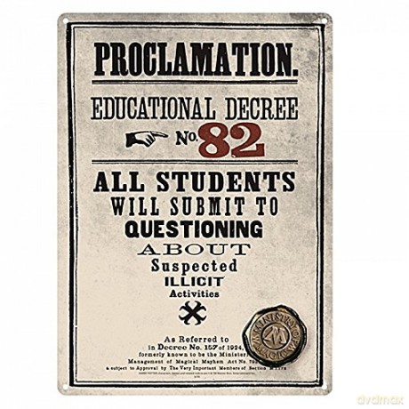 Harry Potter Proclamation No 30