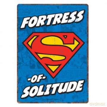 Superman Solitude A5 Metalowy Znak
