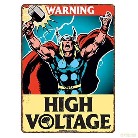 Marvel Thor A5 Metalowy Znak