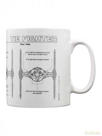 Star Wars Tie Fighter Sketch Kubek (Gwiezdne Wojny)