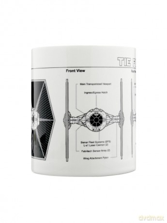 Star Wars Tie Fighter Sketch Kubek (Gwiezdne Wojny)