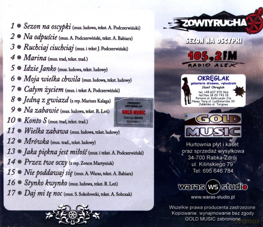 Zowiyrucha: Sezon na oscypki [CD]