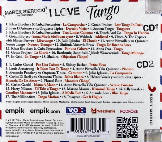 Marek Sierocki Przedstawia: I love Tango [2CD]