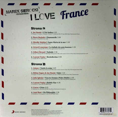 Marek Sierocki Przedstawia: I love France [Winyl]