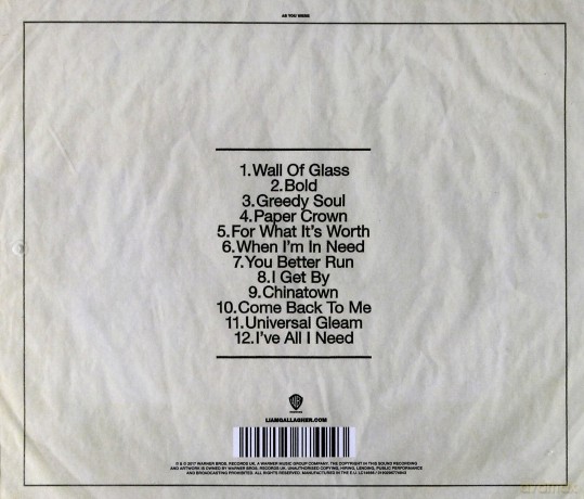 Liam Gallagher: As You Were [CD]