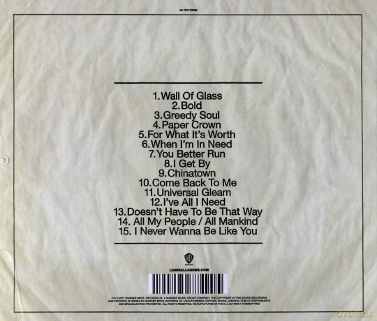 Liam Gallagher: As You Were (Deluxe Edition) [CD]