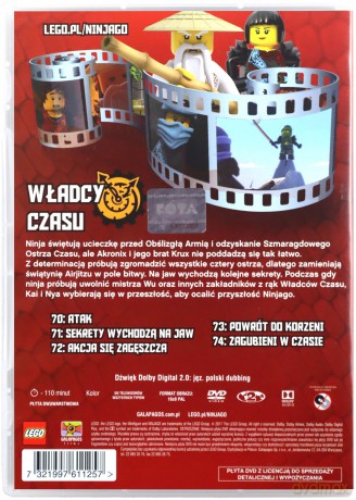 LEGO Ninjago Władcy Czasu część 2 [DVD]