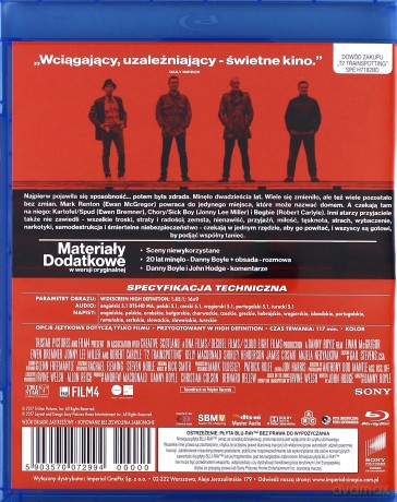 T2: Trainspotting 2 [Blu-Ray]
