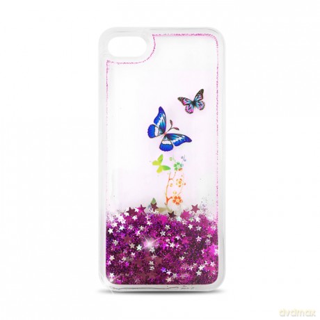 GreenGo Liquid GlitterTPU Butterfy do Sam J5 fiolet J510 2016