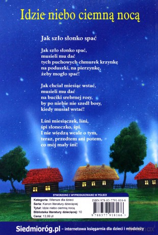 Idzie niebo ciemną nocą - Ewa Szelburg-Zarembina [KSIĄŻKA]