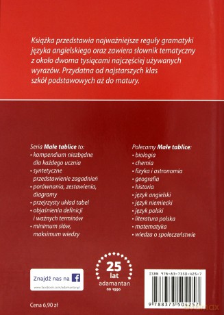 Małe tablice Język angielski [KSIĄŻKA]