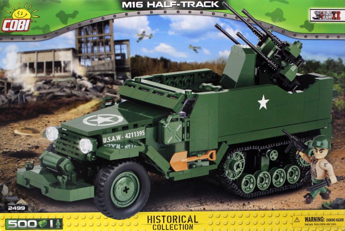 Armia M16 Half-Track Samobieżne działo przeciwlotnicze [KLOCKI]