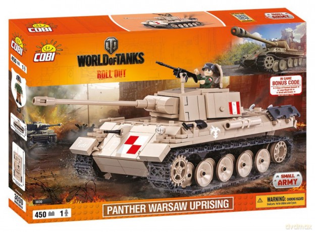 Armia Magda Powstańczy czołg Panther [KLOCKI]