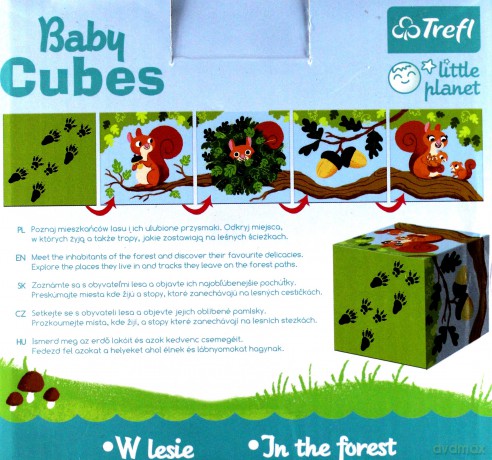 Baby cubes - W lesie - Little Planet