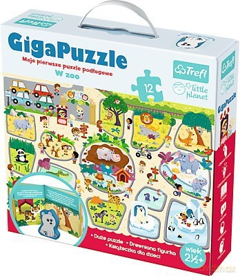 TREFL 12 el. Giga puzzle - Zoo (90590) [PUZZLE]