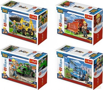 TREFL 20 el. Mini Maxi, Bob Budowniczy 24 sztuki [PUZZLE]