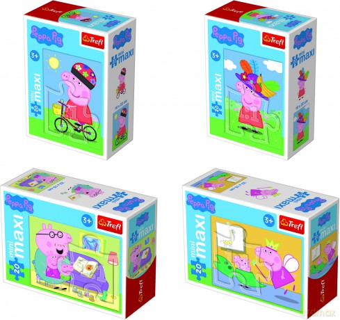 TREFL 20 el. Mini Maxi, Świnka Peppa 24 sztuki (wysyłka losowa) [PUZZLE]