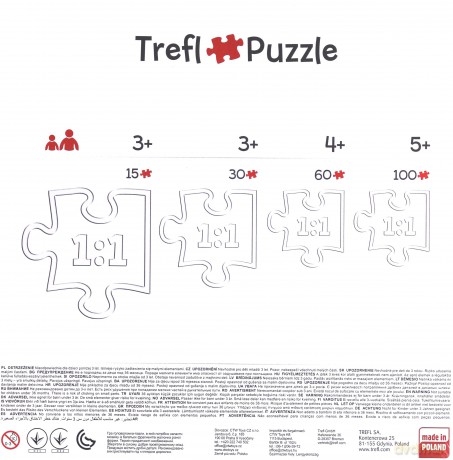 TREFL 3w1 Barbie - Prawdziwa przyjaźń (34827) [PUZZLE]