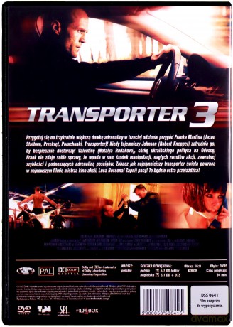Transporter 3 [DVD]