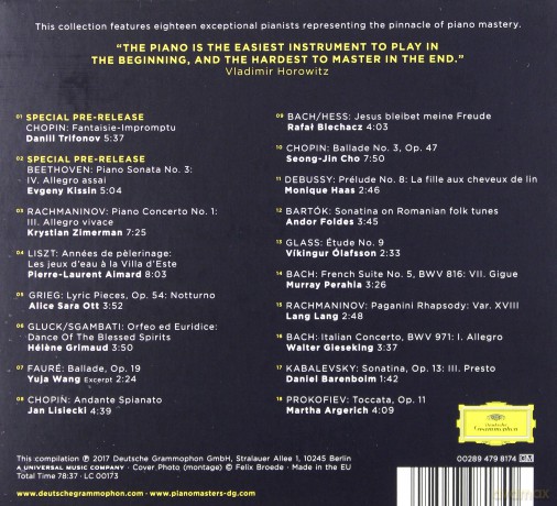 Piano Masters [CD]