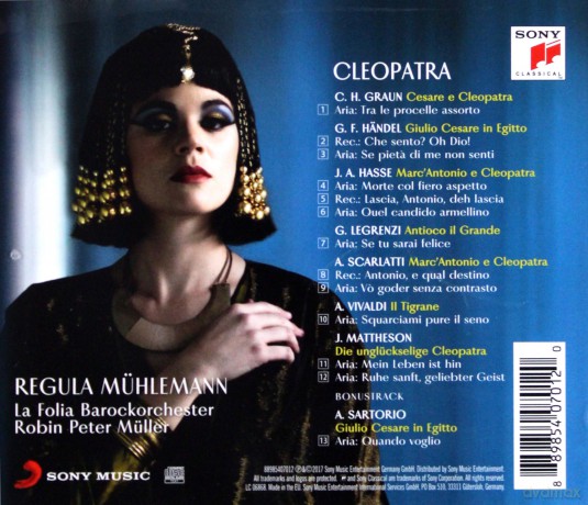Regula Mühlemann: Cleopatra - Baroque Arias [CD]