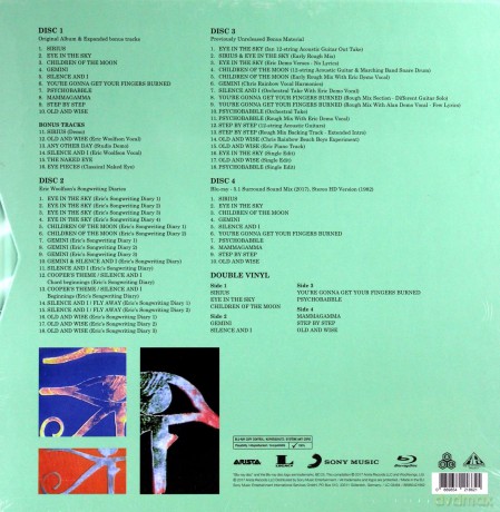 The Alan Parsons Project: Eye In The Sky (35th Anniversary) [3xWinyl]+[Blu-Ray]+[3CD]