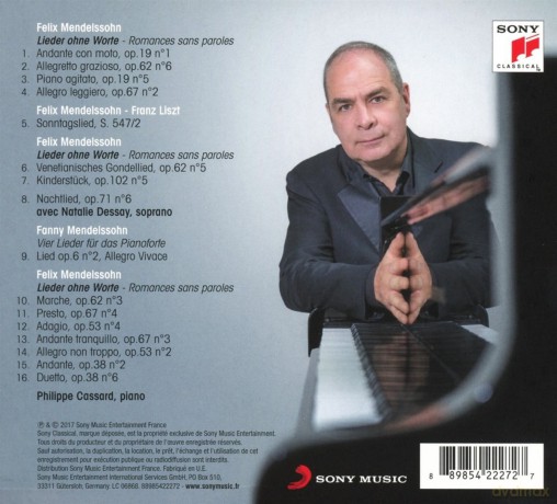 Cassard Philippe: Mendelssohn [CD]