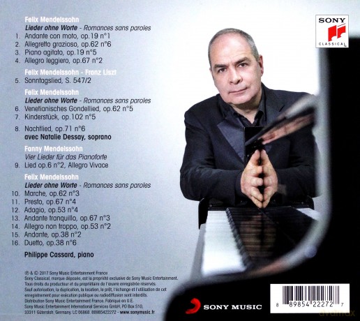 Cassard Philippe: Mendelssohn [CD]
