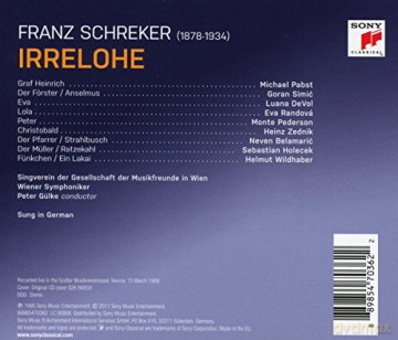 Peter Gülke: Schreker: Irrelohe [2CD]