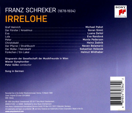 Peter Gülke: Schreker: Irrelohe [2CD]
