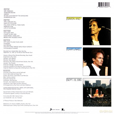 Simon & Garfunkel: The Concert In Central Park (Live) [2xWinyl]