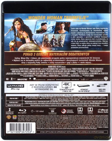Wonder Woman [Blu-Ray 4K]+[Blu-Ray]
