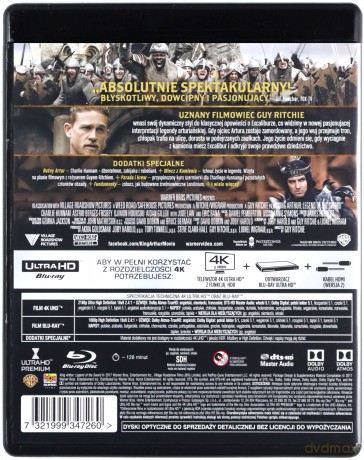 Król Artur: Legenda miecza [Blu-Ray 4K]+[Blu-Ray]