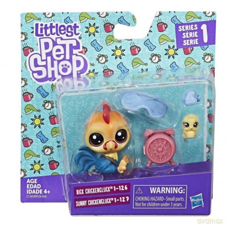 Littlest Pet Shop Para zwierzaków, Koguty [FIGURKA]
