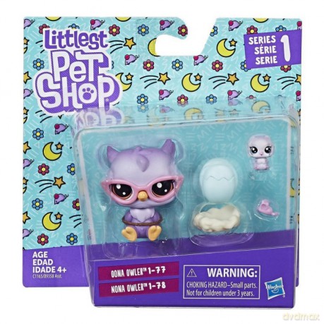 Littlest Pet Shop Para zwierzaków, Sowy [FIGURKA]