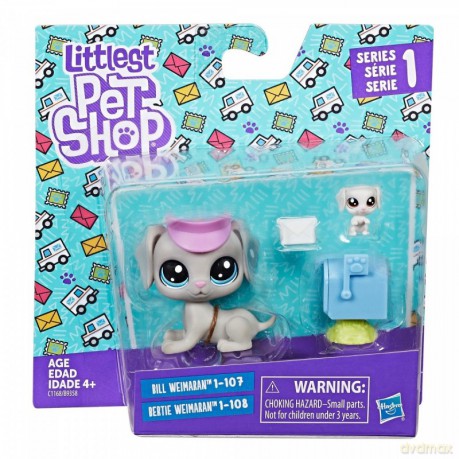 Littlest Pet Shop Para zwierzaków, Weimaraners [FIGURKA]