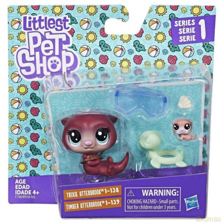 Littlest Pet Shop Para zwierzaków, Wydry [FIGURKA]