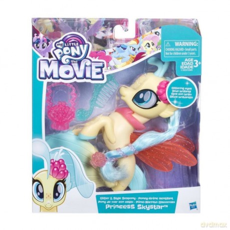 My Little Pony, Modne syreny, Glitter Style Seapony, Princess Skystar [FIGURKA]