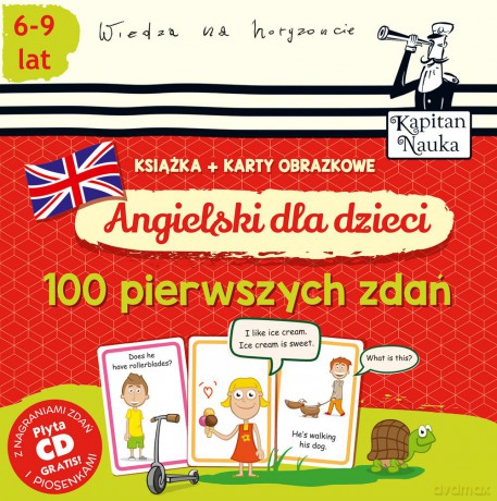 Angielski dla dzieci 100 pierwszych zdań - Katarzyna Dulińska [KSIĄŻKA]