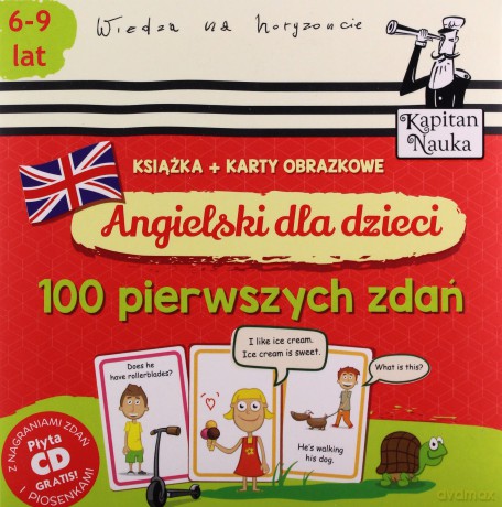 Angielski dla dzieci 100 pierwszych zdań - Katarzyna Dulińska [KSIĄŻKA]