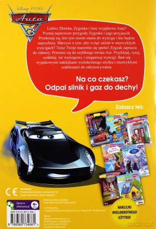 Auta 3. Bawię się, naklejam, dekoruję [KSIĄŻKA]