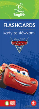 Flashcards karty ze słówkami Auta 3 disney english [KSIĄŻKA]