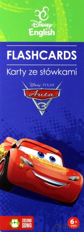 Flashcards karty ze słówkami Auta 3 disney english [KSIĄŻKA]