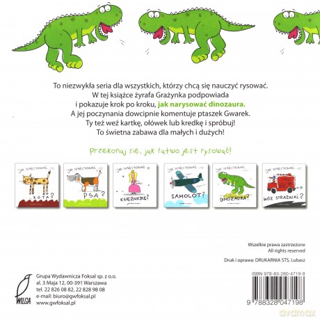 Jak narysować dinozaura [KSIĄŻKA]