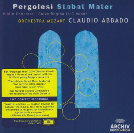 Claudio Abbado: Pergolesi:Stabat Mater [CD]