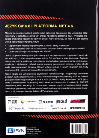 Język c# 6.0 i platforma .NET 4.6 - Andrew Troelsen [KSIĄŻKA]