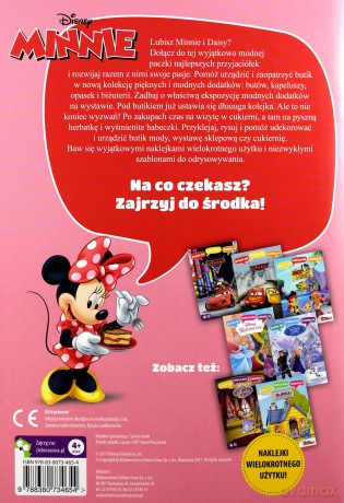 Minnie. Bawię się, naklejam, dekoruję [KSIĄŻKA]