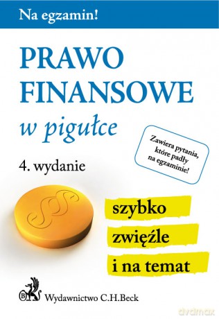 Prawo finansowe w pigułce [KSIĄŻKA]