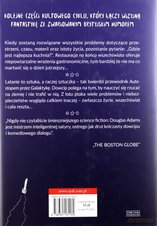 Restauracja na końcu wszechświata. Życie, wszechświat i cała reszta - Douglas Adams [KSIĄŻKA]